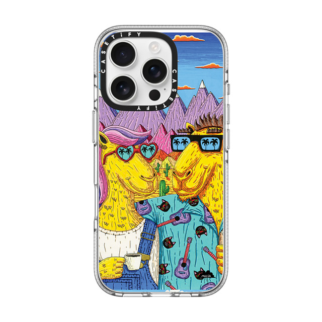 Mulga x CASETiFY iPhone 16 Pro Case Animal,Cartoon Clear Clear Case MagSafe Compatible Emma and Dave the Camel Couple Phone Case by Mulga Father's Day Mulga x CASETiFY iPhone 16 Pro Case Animal,Cartoon Clear Clear Case MagSafe Compatible Emma and Dave the Camel Couple Phone Case by Mulga Father's Day