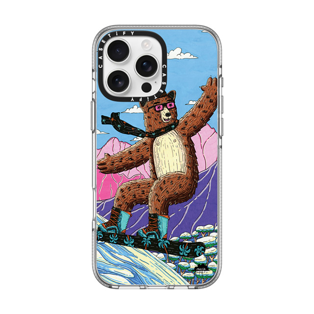 Mulga x CASETiFY iPhone 16 Pro Max Case Animal,Cartoon Clear Clear Case MagSafe Compatible George the Bear Father's Day Mulga x CASETiFY iPhone 16 Pro Max Case Animal,Cartoon Clear Clear Case MagSafe Compatible George the Bear Father's Day