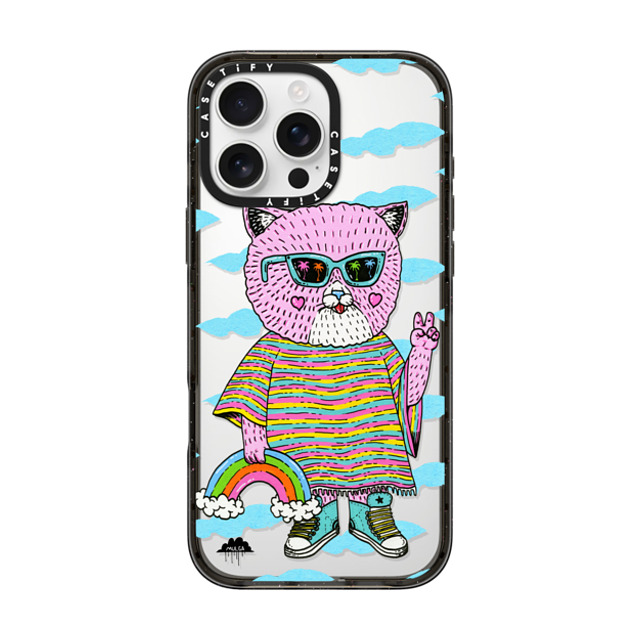 Mulga x CASETiFY iPhone 16 Pro Max Case Cat,Animal ブラック インパクトケース Pearl the Pussy Cat 2 Mother's Day Mulga x CASETiFY iPhone 16 Pro Max Case Cat,Animal ブラック インパクトケース Pearl the Pussy Cat 2 Mother's Day