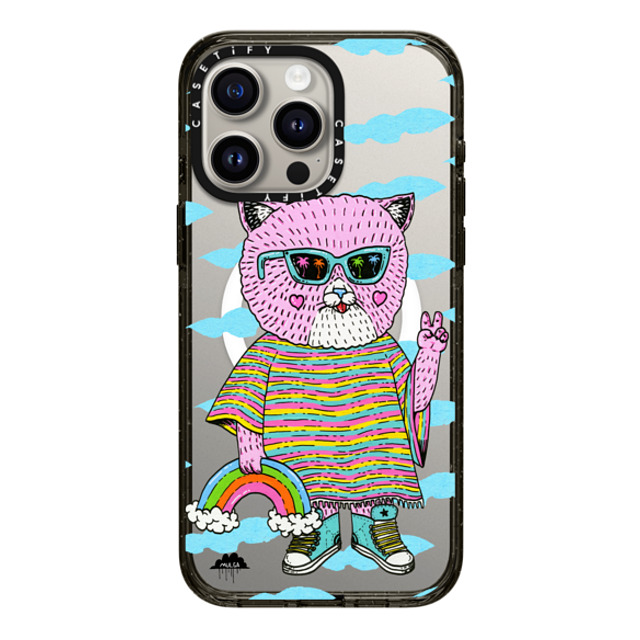 Mulga x CASETiFY iPhone 15 Pro Max Case Cat,Animal ブラック インパクトケース MagSafe対応 Pearl the Pussy Cat 2 Mother's Day Mulga x CASETiFY iPhone 15 Pro Max Case Cat,Animal ブラック インパクトケース MagSafe対応 Pearl the Pussy Cat 2 Mother's Day