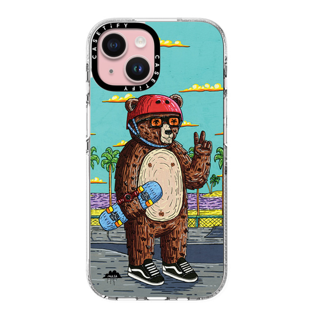 Mulga x CASETiFY iPhone 15 ケース Animal,Cartoon クリア クリア ケース MagSafe対応 Bear the Bear Phone Case Father's Day Mulga x CASETiFY iPhone 15 ケース Animal,Cartoon クリア クリア ケース MagSafe対応 Bear the Bear Phone Case Father's Day