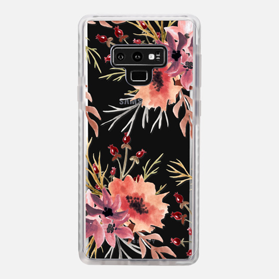

Samsung Galaxy / LG / HTC / Nexus Phone Case - Autumn flowers- Watercolor