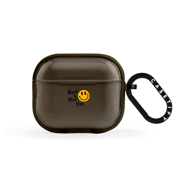 Nathan Bennett x CASETiFY AirPods(第3世代) Cartoon,Quote ブラック インパクトケース Have a Nice Day By Nathan Bennett Father's Day Nathan Bennett x CASETiFY AirPods(第3世代) Cartoon,Quote ブラック インパクトケース Have a Nice Day By Nathan Bennett Father's Day