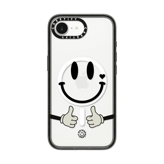Nathan Bennett x CASETiFY iPhone 16e Case Cartoon,Icon Black Impact Case MagSafe Compatible Big Smile By Nathan Bennett Back to School Nathan Bennett x CASETiFY iPhone 16e Case Cartoon,Icon Black Impact Case MagSafe Compatible Big Smile By Nathan Bennett Back to School