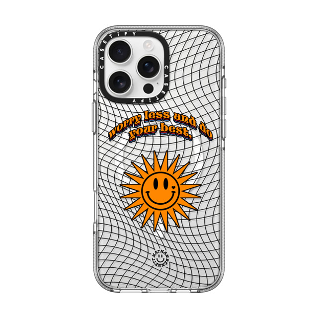 Nathan Bennett x CASETiFY iPhone 16 Pro Max ケース Nature,Quote クリア クリア ケース MagSafe対応 Worry Less by Nathan Bennett Back to School Nathan Bennett x CASETiFY iPhone 16 Pro Max ケース Nature,Quote クリア クリア ケース MagSafe対応 Worry Less by Nathan Bennett Back to School
