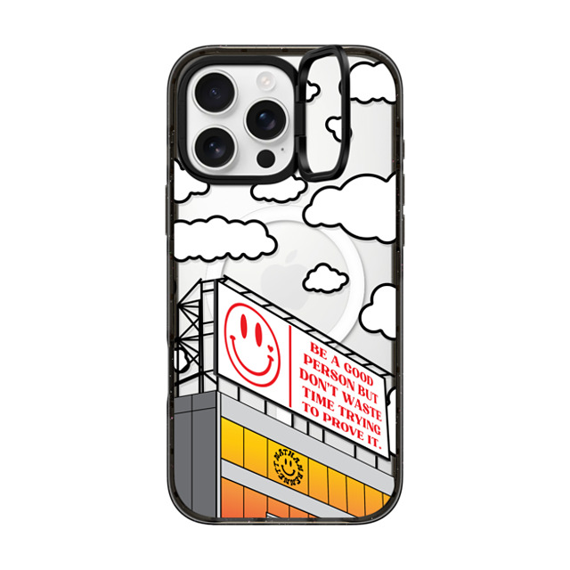 Nathan Bennett x CASETiFY iPhone 16 Pro Max Case Cloud,Quote Black インパクトリングスタンドケース MagSafe対応 Be a Good Person by Nathan Bennett Mother's Day Nathan Bennett x CASETiFY iPhone 16 Pro Max Case Cloud,Quote Black インパクトリングスタンドケース MagSafe対応 Be a Good Person by Nathan Bennett Mother's Day