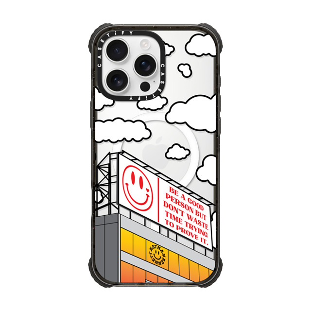 Nathan Bennett x CASETiFY iPhone 16 Pro Max ケース Cloud,Quote ブラック ウルトラ インパクトケース MagSafe 対応 Be a Good Person by Nathan Bennett Father's Day Nathan Bennett x CASETiFY iPhone 16 Pro Max ケース Cloud,Quote ブラック ウルトラ インパクトケース MagSafe 対応 Be a Good Person by Nathan Bennett Father's Day