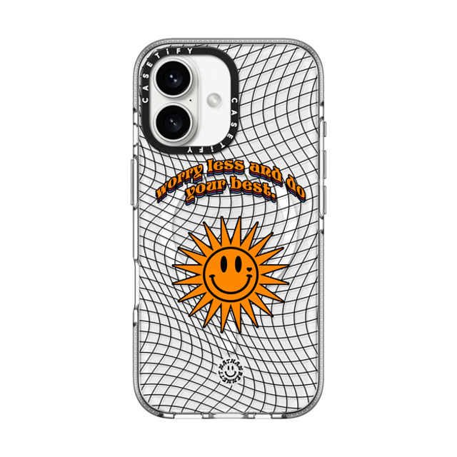 Nathan Bennett x CASETiFY iPhone 16 ケース Nature,Quote クリア クリア ケース MagSafe対応 Worry Less by Nathan Bennett Back to School Nathan Bennett x CASETiFY iPhone 16 ケース Nature,Quote クリア クリア ケース MagSafe対応 Worry Less by Nathan Bennett Back to School