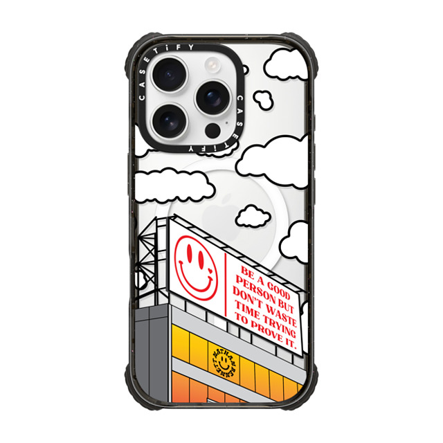 Nathan Bennett x CASETiFY iPhone 16 Pro ケース Cloud,Quote ブラック ウルトラ インパクトケース MagSafe 対応 Be a Good Person by Nathan Bennett Mother's Day Nathan Bennett x CASETiFY iPhone 16 Pro ケース Cloud,Quote ブラック ウルトラ インパクトケース MagSafe 対応 Be a Good Person by Nathan Bennett Mother's Day