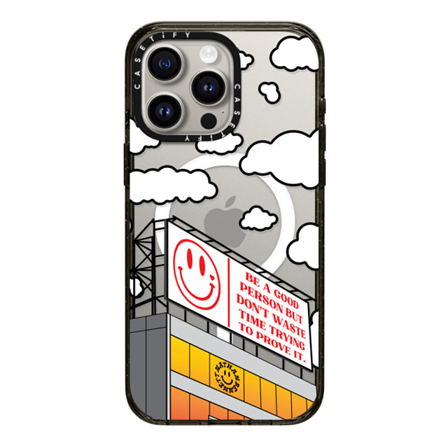 Nathan Bennett x CASETiFY iPhone 15 Pro Max Case Cloud,Quote Black Impact Case MagSafe Compatible Be a Good Person by Nathan Bennett Mother's Day Nathan Bennett x CASETiFY iPhone 15 Pro Max Case Cloud,Quote Black Impact Case MagSafe Compatible Be a Good Person by Nathan Bennett Mother's Day