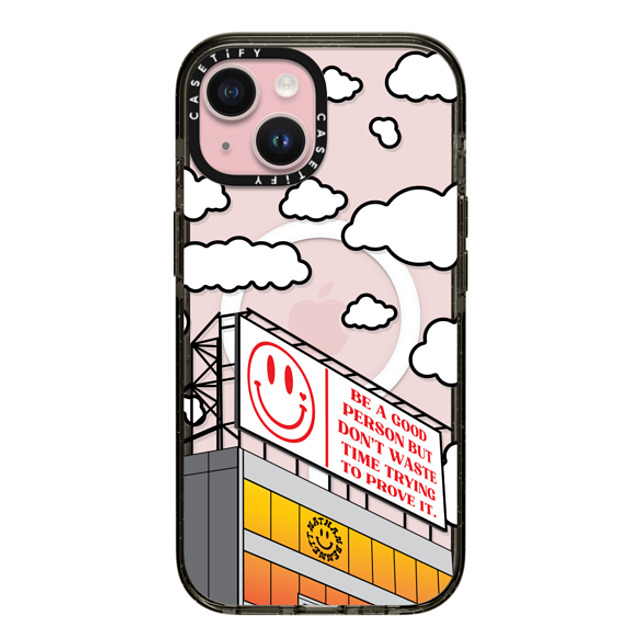 Nathan Bennett x CASETiFY iPhone 15 Case Cloud,Quote Black Impact Case MagSafe Compatible Be a Good Person by Nathan Bennett Mother's Day Nathan Bennett x CASETiFY iPhone 15 Case Cloud,Quote Black Impact Case MagSafe Compatible Be a Good Person by Nathan Bennett Mother's Day