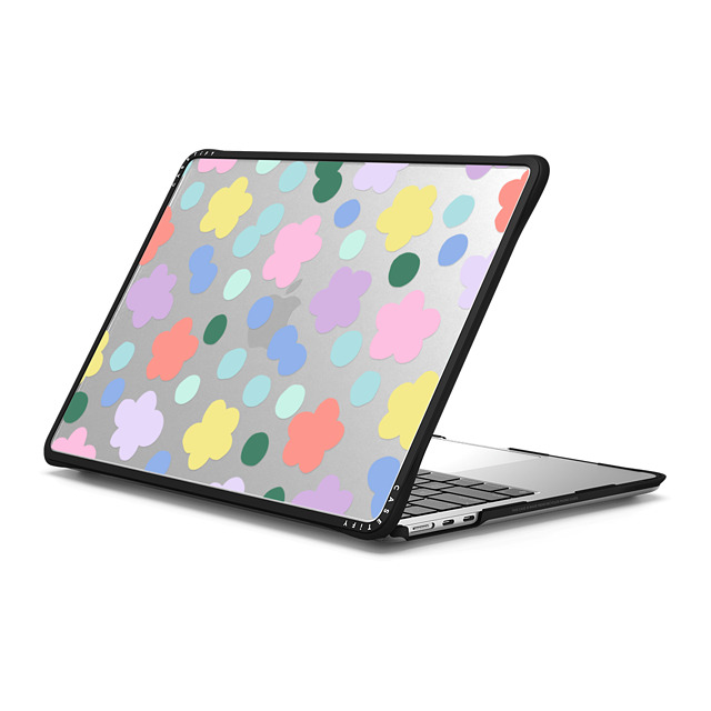 Brook Gossen x CASETiFY MacBook Air 13-inch (2022 / 2024) ブラック インパクト ケース SPRING FLOWERS BY BROOK GOSSEN