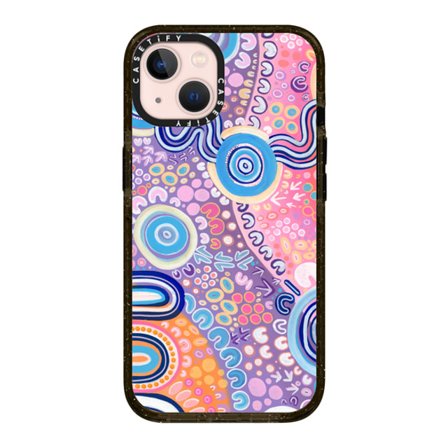 merindahgunya x CASETiFY iPhone 13 ケース ブラック インパクトケース MagSafe対応 NGOOTYOONG 'JOY' by Merindah-Gunya