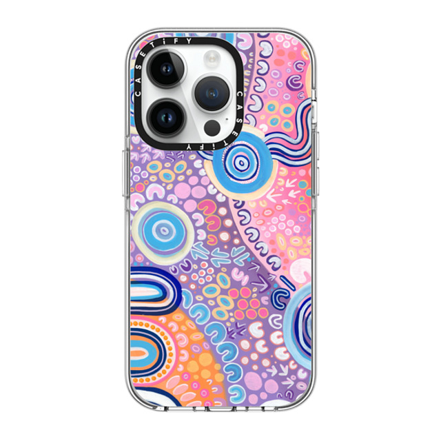 merindahgunya x CASETiFY iPhone 14 Pro ケース クリア クリア ケース MagSafe対応 NGOOTYOONG 'JOY' by Merindah-Gunya