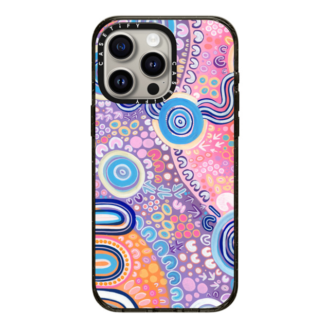 merindahgunya x CASETiFY iPhone 15 Pro Max ケース ブラック インパクトケース NGOOTYOONG 'JOY' by Merindah-Gunya