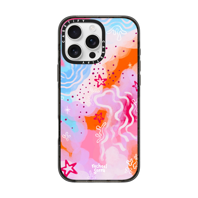 sarracreative x CASETiFY iPhone 16 Pro Max ケース ブラック インパクトケース Moon Rising Back to School sarracreative x CASETiFY iPhone 16 Pro Max ケース ブラック インパクトケース Moon Rising Back to School