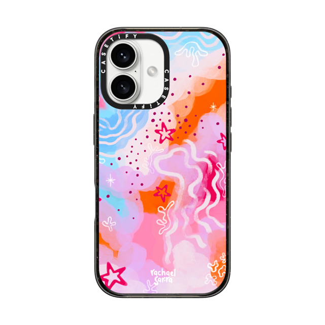RachaelSarra x CASETiFY iPhone 16 ケース ブラック インパクトケース MagSafe対応 Moon Rising Back to School RachaelSarra x CASETiFY iPhone 16 ケース ブラック インパクトケース MagSafe対応 Moon Rising Back to School