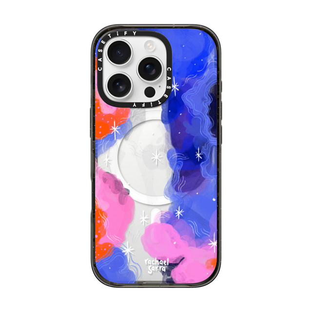 sarracreative x CASETiFY iPhone 16 Pro Case Black Impact Case MagSafe Compatible Head in the Clouds Back to School sarracreative x CASETiFY iPhone 16 Pro Case Black Impact Case MagSafe Compatible Head in the Clouds Back to School