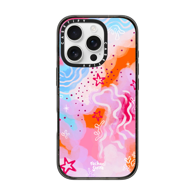 sarracreative x CASETiFY iPhone 16 Pro ケース ブラック インパクトケース Moon Rising Back to School sarracreative x CASETiFY iPhone 16 Pro ケース ブラック インパクトケース Moon Rising Back to School