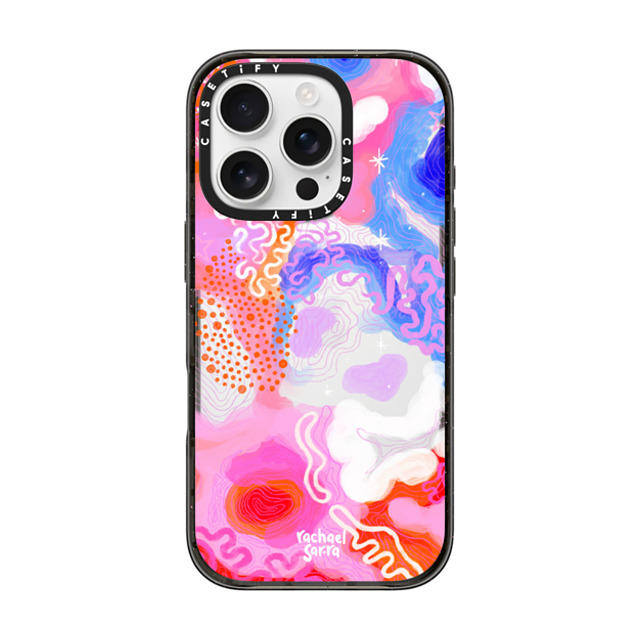 sarracreative x CASETiFY iPhone 16 Pro ケース ブラック インパクトケース Celestial Flow Back to School sarracreative x CASETiFY iPhone 16 Pro ケース ブラック インパクトケース Celestial Flow Back to School