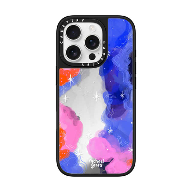 sarracreative x CASETiFY iPhone 16 Pro Case Silver on Black ミラーケース MagSafe対応 Head in the Clouds Back to School sarracreative x CASETiFY iPhone 16 Pro Case Silver on Black ミラーケース MagSafe対応 Head in the Clouds Back to School