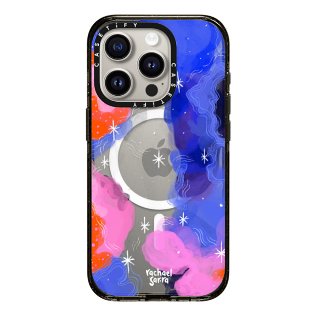 RachaelSarra x CASETiFY iPhone 15 Pro ケース ブラック インパクトケース MagSafe対応 Head in the Clouds Back to School RachaelSarra x CASETiFY iPhone 15 Pro ケース ブラック インパクトケース MagSafe対応 Head in the Clouds Back to School