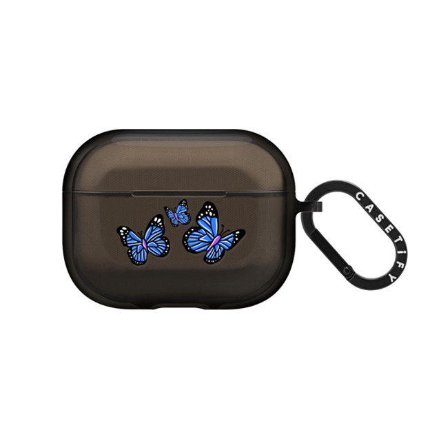 Sadskelly x CASETiFY AirPods Pro ブラック インパクトケース Butterflies