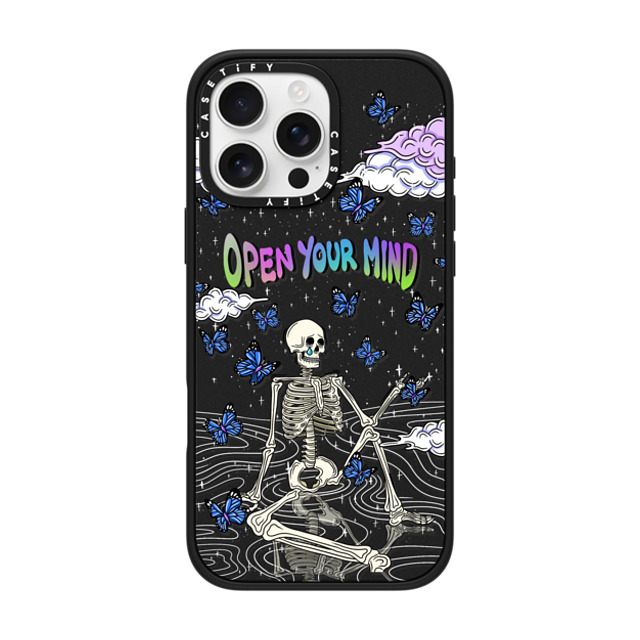 Sadskelly x CASETiFY iPhone 16 Pro Max ケース Butterfly,Skull マットブラック インパクトケース MagSafe対応 Open your mind transparent Back to School Sadskelly x CASETiFY iPhone 16 Pro Max ケース Butterfly,Skull マットブラック インパクトケース MagSafe対応 Open your mind transparent Back to School