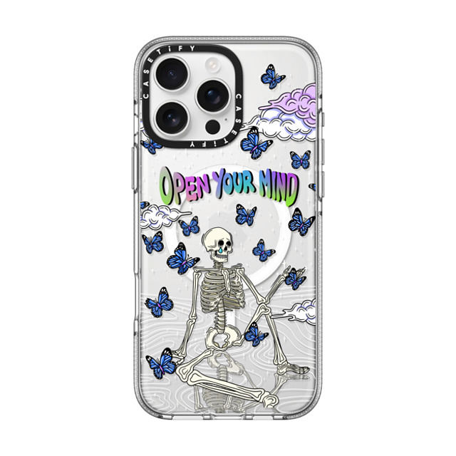 Sadskelly x CASETiFY iPhone 16 Pro Max Case Butterfly,Skull クリア クリア ケース MagSafe対応 Open your mind transparent Back to School Sadskelly x CASETiFY iPhone 16 Pro Max Case Butterfly,Skull クリア クリア ケース MagSafe対応 Open your mind transparent Back to School