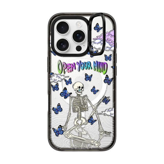 Sadskelly x CASETiFY iPhone 16 Pro Case Butterfly,Skull Black インパクトリングスタンドケース MagSafe対応 Open your mind transparent Back to School Sadskelly x CASETiFY iPhone 16 Pro Case Butterfly,Skull Black インパクトリングスタンドケース MagSafe対応 Open your mind transparent Back to School
