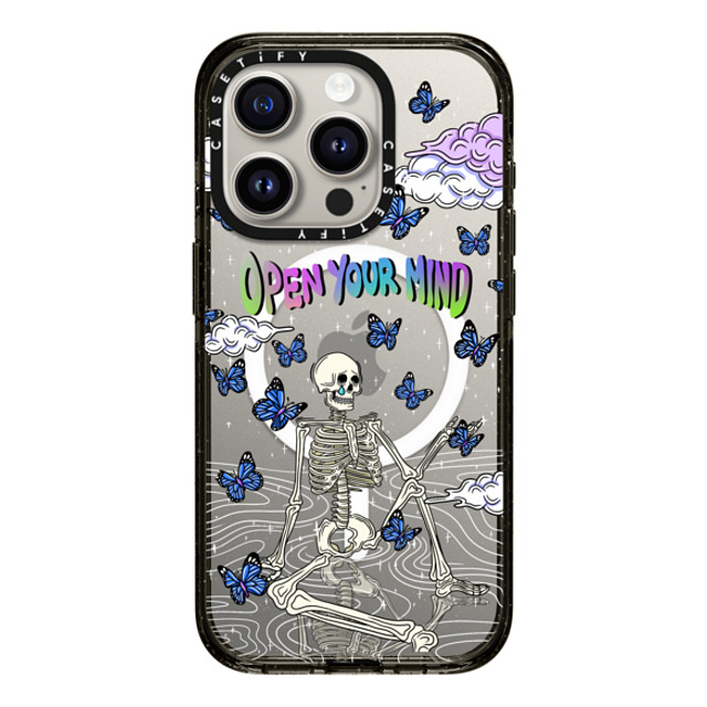 Sadskelly x CASETiFY iPhone 15 Pro Case Butterfly,Skull Black Impact Case MagSafe Compatible Open your mind transparent Back to School Sadskelly x CASETiFY iPhone 15 Pro Case Butterfly,Skull Black Impact Case MagSafe Compatible Open your mind transparent Back to School