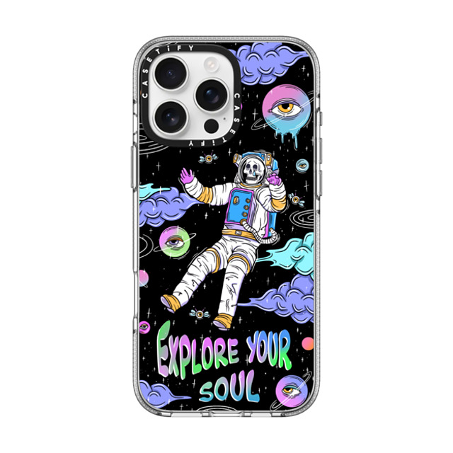 Sadskelly x CASETiFY iPhone 16 Pro Max ケース クリア クリア ケース MagSafe対応 Explore your soul