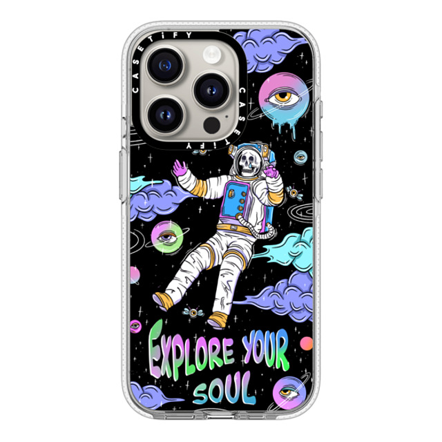 Sadskelly x CASETiFY iPhone 15 Pro ケース クリア クリア ケース MagSafe対応 Explore your soul