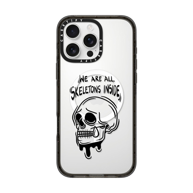 Sadskelly x CASETiFY iPhone 16 Pro Max Case Skull,Monochrome Black Impact Case MagSafe Compatible Skeletons inside Father's Day Sadskelly x CASETiFY iPhone 16 Pro Max Case Skull,Monochrome Black Impact Case MagSafe Compatible Skeletons inside Father's Day