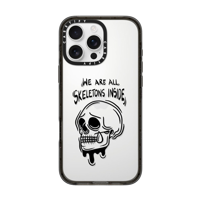 Sadskelly x CASETiFY iPhone 16 Pro Max Case Skull,Monochrome Black Impact Case Skeletons inside Father's Day Sadskelly x CASETiFY iPhone 16 Pro Max Case Skull,Monochrome Black Impact Case Skeletons inside Father's Day