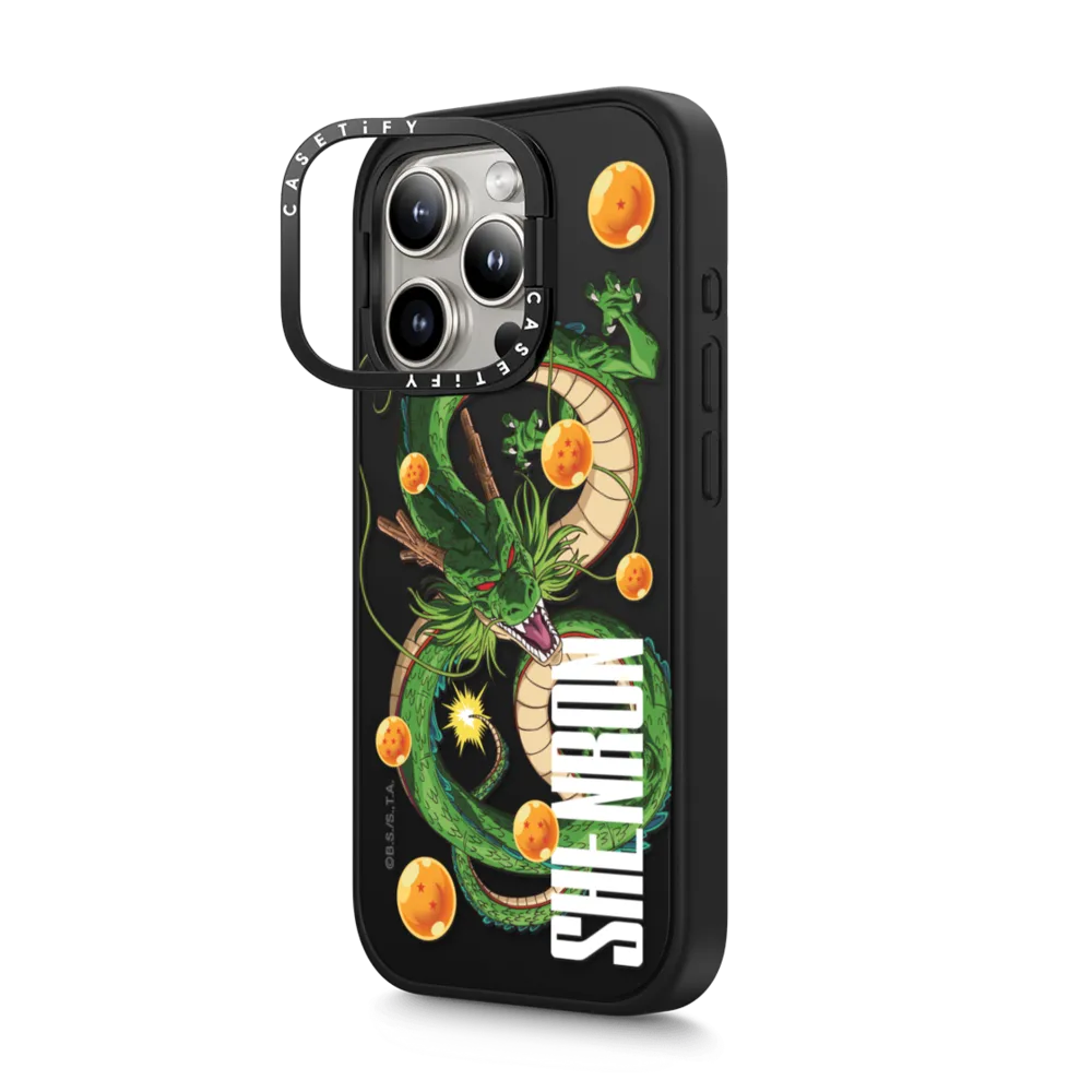 Impact Ring Stand iPhone 15 Pro Case MagSafe Compatible - DRAGON BALL Z SHENRON Custom Case