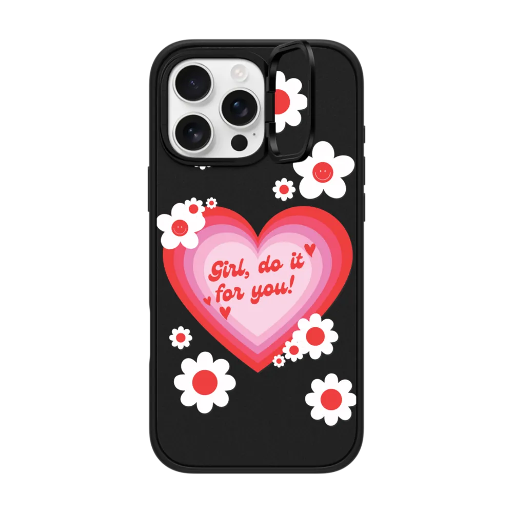 Impact Ring Stand iPhone 16 Pro Max Case MagSafe Compatible - Girl Do It for You Phone Case