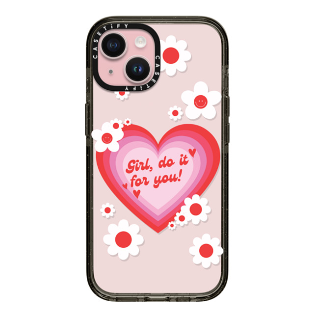Good Vibe Girl Gang x CASETiFY iPhone 15 Case Heart,Quote Black Impact Case Girl Do It for You Phone Case Mother's Day Good Vibe Girl Gang x CASETiFY iPhone 15 Case Heart,Quote Black Impact Case Girl Do It for You Phone Case Mother's Day