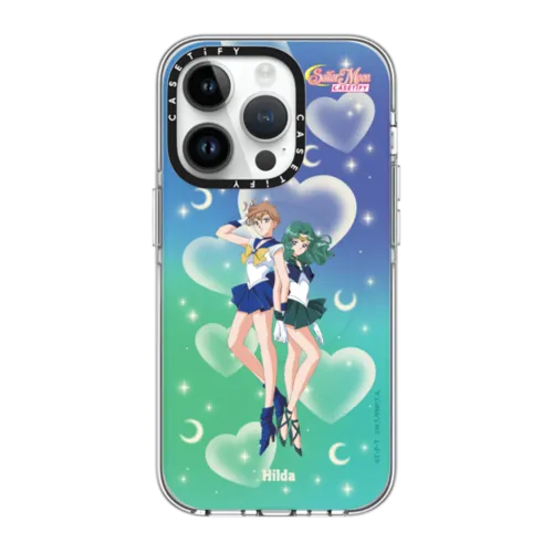 iPhone 14 Pro - Custom Sailor Uranus & Sailor Neptune Case