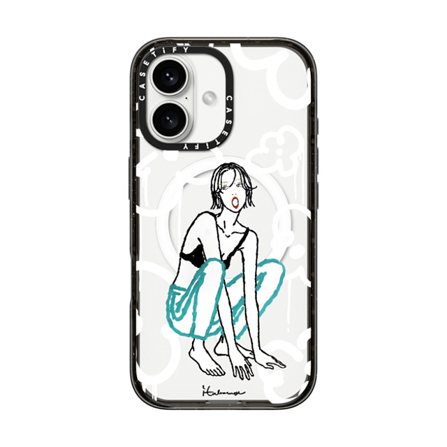 itabamoe x CASETiFY iPhone 16 ケース Portraiture ブラック インパクトケース MagSafe対応 itabamoe original Father's Day itabamoe x CASETiFY iPhone 16 ケース Portraiture ブラック インパクトケース MagSafe対応 itabamoe original Father's Day