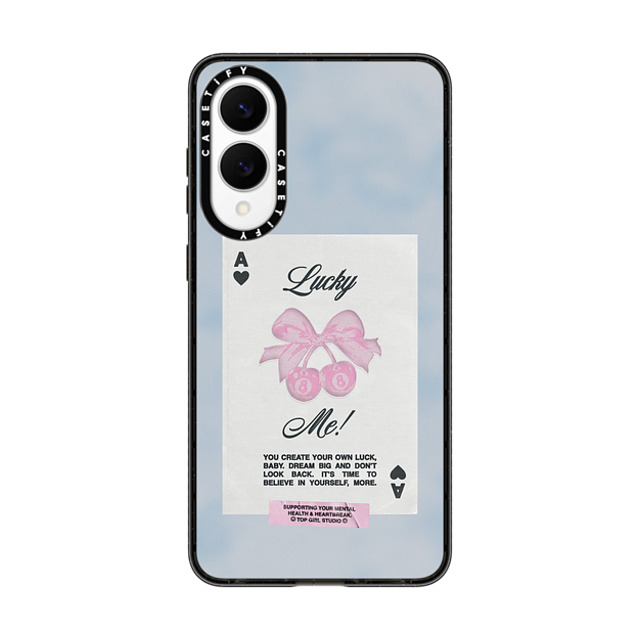 Top Girl Studio x CASETiFY Galaxy S25 Edge ケース Y2K ブラック マグネット式 インパクトケース Lucky Me Back to School Top Girl Studio x CASETiFY Galaxy S25 Edge ケース Y2K ブラック マグネット式 インパクトケース Lucky Me Back to School