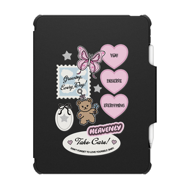 Top Girl Studio x CASETiFY iPad Pro 11-inch (第3/4世代) ブラック インパクト フォリオ ケース Lucky Charms Father's Day Top Girl Studio x CASETiFY iPad Pro 11-inch (第3/4世代) ブラック インパクト フォリオ ケース Lucky Charms Father's Day