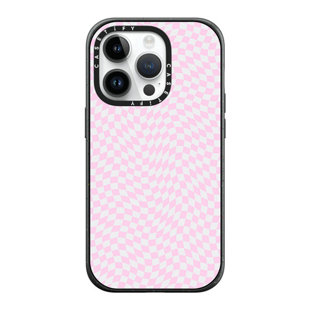 Top Girl Studio x CASETiFY iPhone 14 Pro ケース マットブラック インパクトケース MagSafe対応 Check Me Out