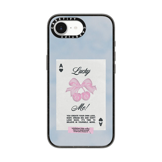 Top Girl Studio x CASETiFY iPhone 16e Case Y2K Black Impact Case MagSafe Compatible Lucky Me Back to School Top Girl Studio x CASETiFY iPhone 16e Case Y2K Black Impact Case MagSafe Compatible Lucky Me Back to School