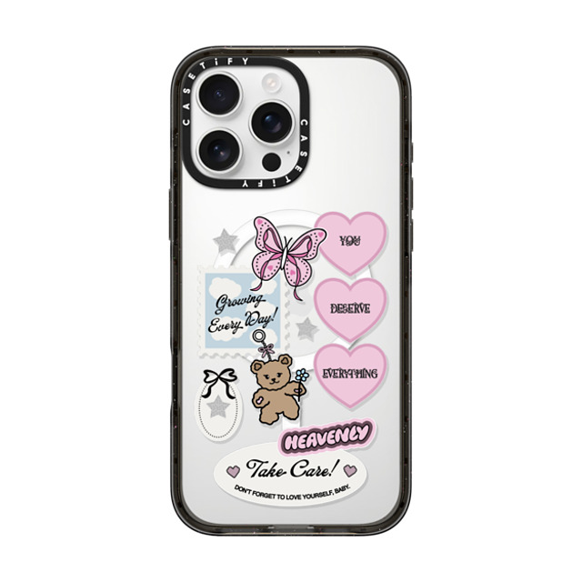 Top Girl Studio x CASETiFY iPhone 16 Pro Max Case Black Impact Case MagSafe Compatible Lucky Charms Back to School Top Girl Studio x CASETiFY iPhone 16 Pro Max Case Black Impact Case MagSafe Compatible Lucky Charms Back to School