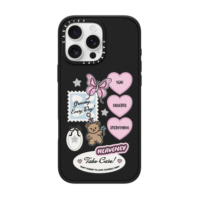 Top Girl Studio x CASETiFY iPhone 16 Pro Max ケース マットブラック インパクトケース MagSafe対応 Lucky Charms Father's Day Top Girl Studio x CASETiFY iPhone 16 Pro Max ケース マットブラック インパクトケース MagSafe対応 Lucky Charms Father's Day