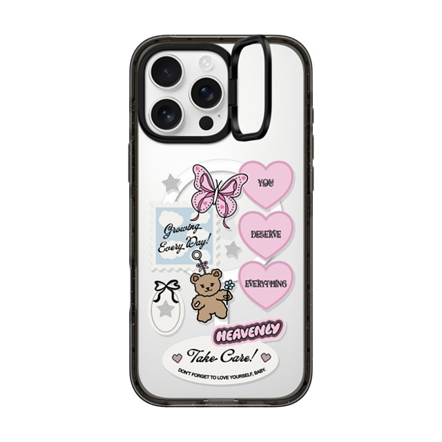 Top Girl Studio x CASETiFY iPhone 16 Pro Max Case Black インパクトリングスタンドケース MagSafe対応 Lucky Charms Back to School Top Girl Studio x CASETiFY iPhone 16 Pro Max Case Black インパクトリングスタンドケース MagSafe対応 Lucky Charms Back to School