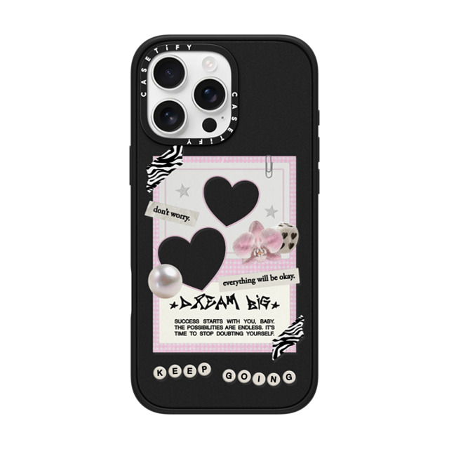 Top Girl Studio x CASETiFY iPhone 16 Pro Max ケース マットブラック インパクトケース MagSafe対応 Dear Diary Mother's Day Top Girl Studio x CASETiFY iPhone 16 Pro Max ケース マットブラック インパクトケース MagSafe対応 Dear Diary Mother's Day