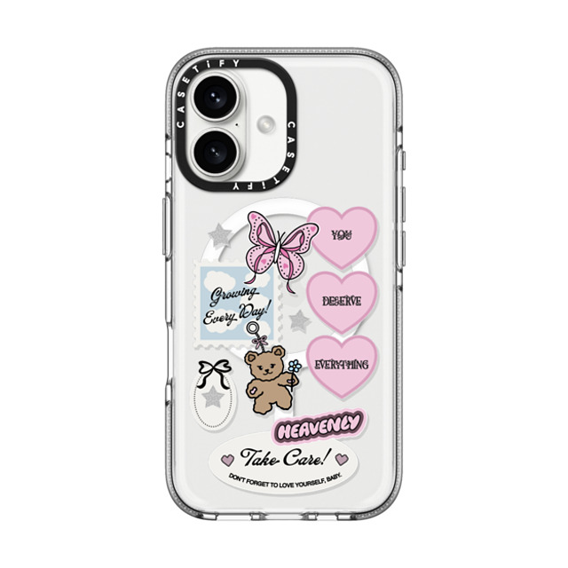 Top Girl Studio x CASETiFY iPhone 16 Case クリア クリア ケース MagSafe対応 Lucky Charms Back to School Top Girl Studio x CASETiFY iPhone 16 Case クリア クリア ケース MagSafe対応 Lucky Charms Back to School