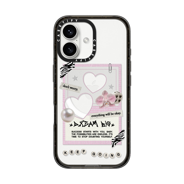 Top Girl Studio x CASETiFY iPhone 16 ケース ブラック インパクトケース MagSafe対応 Dear Diary Father's Day Top Girl Studio x CASETiFY iPhone 16 ケース ブラック インパクトケース MagSafe対応 Dear Diary Father's Day